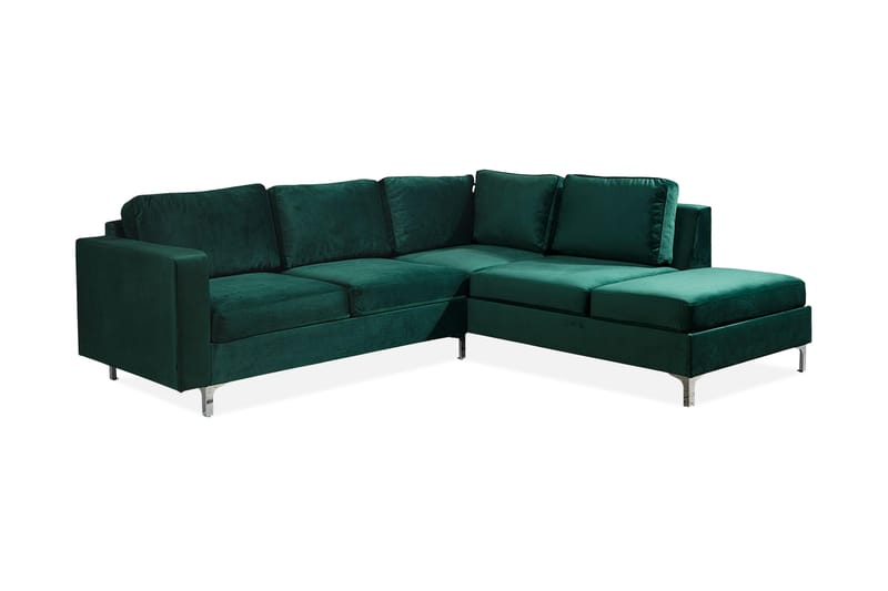 Truro Soffa Vänster - Grön - Divansoffor & schäslongsoffa - 4 sits soffa med divan