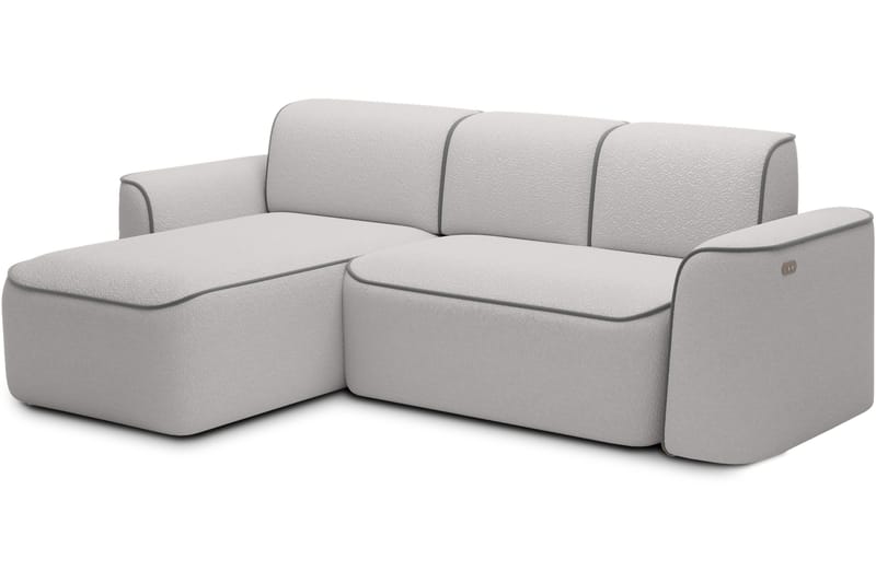 Ume 4-sits Soffa med Divan - Grå - Möbler - Soffa - Divansoffor & schäslongsoffa