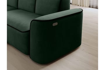 Ume 4-sits Soffa med Divan - Grön - Möbler - Soffa - Divansoffor & schäslongsoffa - 4 sits soffa med divan