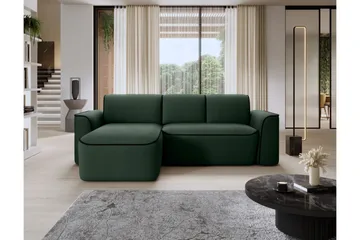 Ume 4-sits Soffa med Divan - Grön - Möbler - Soffa - Divansoffor & schäslongsoffa - 4 sits soffa med divan