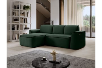 Ume 4-sits Soffa med Divan - Grön - Möbler - Soffa - Divansoffor & schäslongsoffa - 4 sits soffa med divan