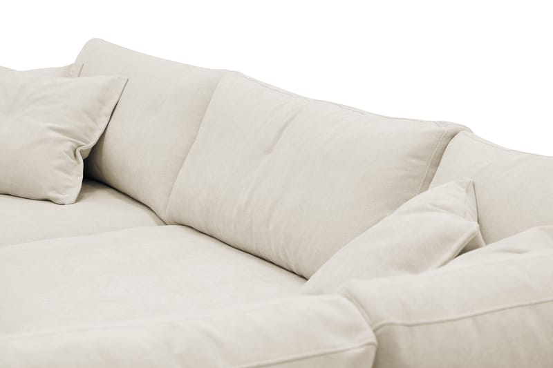 Valencia Extra Djup 4-sits Soffa med Schäslong Höger - Beige - Möbler - Soffa - Divansoffor & schäslongsoffa