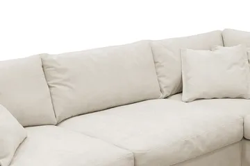 Valencia Extra Djup 4-sits Soffa med Schäslong Höger - Beige - Möbler - Soffa - Divansoffor & schäslongsoffa