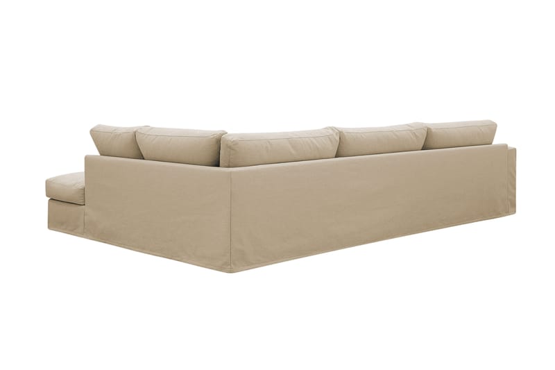 Valencia Extra Djup 4-sits Soffa med Schäslong Höger - Beige - Möbler - Soffa - Divansoffor & schäslongsoffa