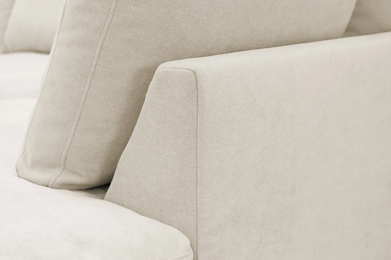 Valencia Extra Djup 4-sits Soffa med Schäslong Höger - Beige - Möbler - Soffa - Divansoffor & schäslongsoffa - 4 sits soffa med divan