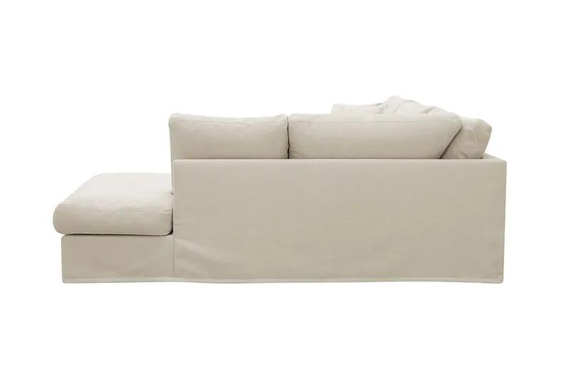 Valencia Extra Djup 4-sits Soffa med Schäslong Höger - Beige - Möbler - Soffa - Divansoffor & schäslongsoffa - 4 sits soffa med divan