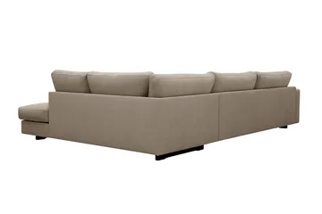 Valencia Extra Djup 4-sits Soffa med Schäslong Höger - Brun - Möbler - Soffa - Divansoffor & schäslongsoffa