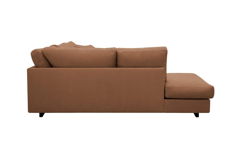 Valencia Extra Djup 4-sits Soffa med Schäslong Höger - Gulbrun - Möbler - Soffa - Divansoffor & schäslongsoffa