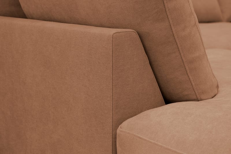 Valencia Extra Djup 4-sits Soffa med Schäslong Höger - Gulbrun - Möbler - Soffa - Divansoffor & schäslongsoffa