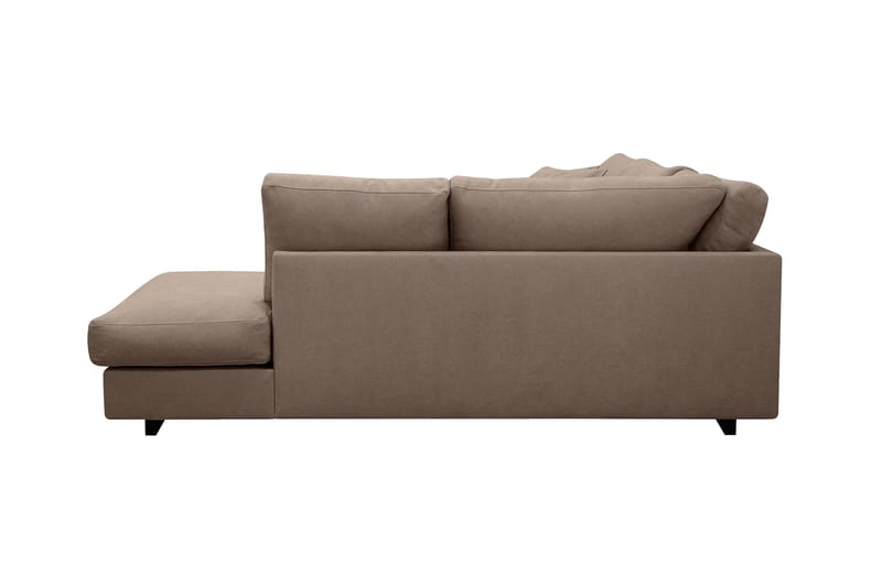 Valencia Extra Djup 4-sits Soffa med Schäslong Höger - Mörkbrun - Möbler - Soffa - Divansoffor & schäslongsoffa