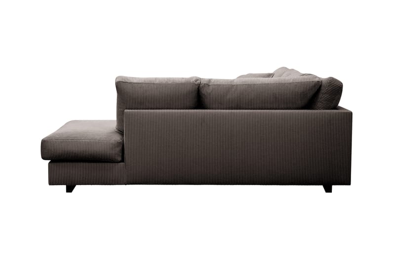 Valencia Extra Djup 4-sits Soffa med Schäslong Höger - Mörkgrå - Möbler - Soffa - Divansoffor & schäslongsoffa