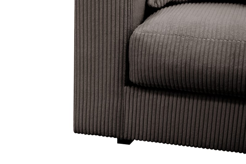 Valencia Extra Djup 4-sits Soffa med Schäslong Höger - Mörkgrå - Möbler - Soffa - Divansoffor & schäslongsoffa