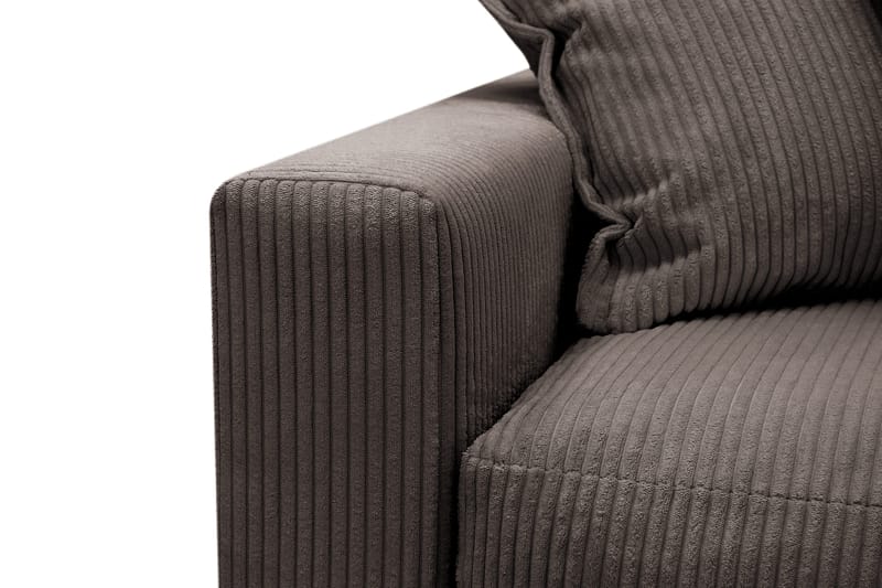 Valencia Extra Djup 4-sits Soffa med Schäslong Höger - Mörkgrå - Möbler - Soffa - Divansoffor & schäslongsoffa