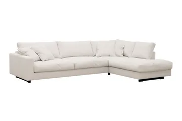 Valencia Extra Djup 4-sits Soffa med Schäslong Höger - Offwhite - Möbler - Soffa - Divansoffor & schäslongsoffa