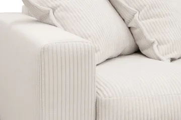 Valencia Extra Djup 4-sits Soffa med Schäslong Höger - Offwhite - Möbler - Soffa - Divansoffor & schäslongsoffa