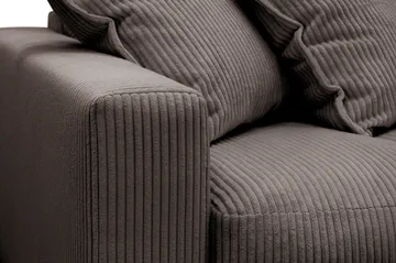 Valencia Extra Djup 4-sits Soffa med Schäslong Höger - Taupe - Möbler - Soffa - Divansoffor & schäslongsoffa