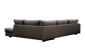 Valencia Extra Djup 4-sits Soffa med Schäslong Höger - Taupe - Möbler - Soffa - Divansoffor & schäslongsoffa