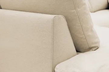Valencia Extra Djup 4-sits Soffa med Schäslong Vänster - Beige - Möbler - Soffa - Divansoffor & schäslongsoffa