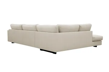 Valencia Extra Djup 4-sits Soffa med Schäslong Vänster - Beige - Möbler - Soffa - Divansoffor & schäslongsoffa