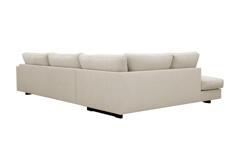 Valencia Extra Djup 4-sits Soffa med Schäslong Vänster - Beige - Möbler - Soffa - Divansoffor & schäslongsoffa