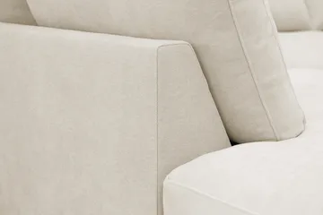 Valencia Extra Djup 4-sits Soffa med Schäslong Vänster - Beige - Möbler - Soffa - Divansoffor & schäslongsoffa