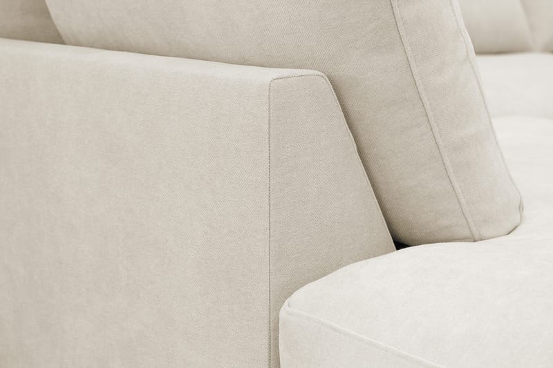 Valencia Extra Djup 4-sits Soffa med Schäslong Vänster - Beige - Möbler - Soffa - Divansoffor & schäslongsoffa