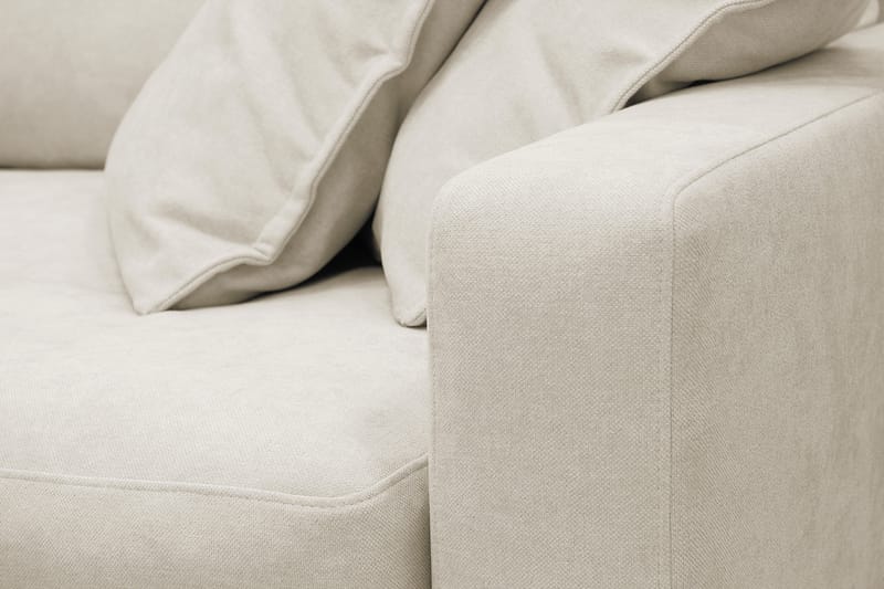 Valencia Extra Djup 4-sits Soffa med Schäslong Vänster - Beige - Möbler - Soffa - Divansoffor & schäslongsoffa