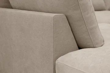 Valencia Extra Djup 4-sits Soffa med Schäslong Vänster - Brun - Möbler - Soffa - Divansoffor & schäslongsoffa
