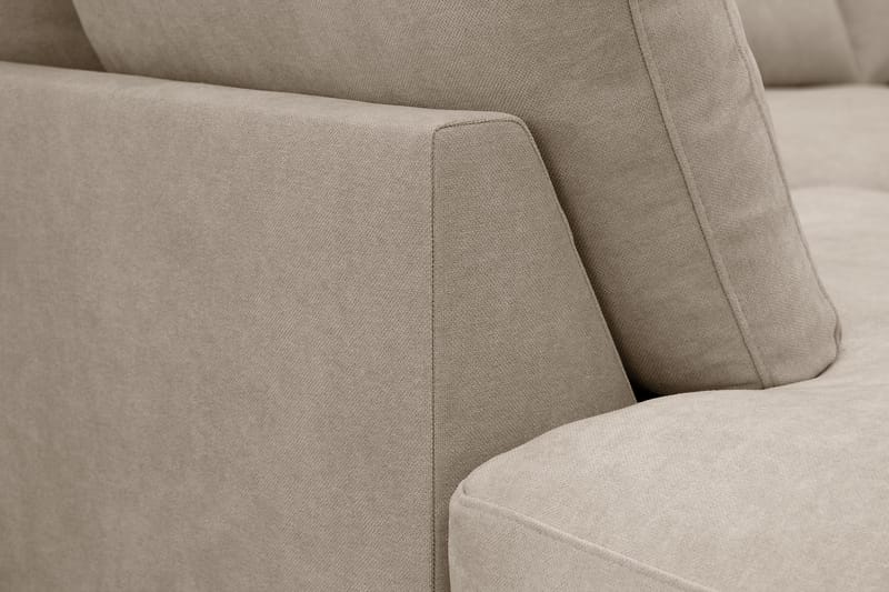 Valencia Extra Djup 4-sits Soffa med Schäslong Vänster - Brun - Möbler - Soffa - Divansoffor & schäslongsoffa