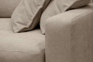 Valencia Extra Djup 4-sits Soffa med Schäslong Vänster - Brun - Möbler - Soffa - Divansoffor & schäslongsoffa