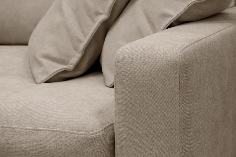 Valencia Extra Djup 4-sits Soffa med Schäslong Vänster - Brun - Möbler - Soffa - Divansoffor & schäslongsoffa