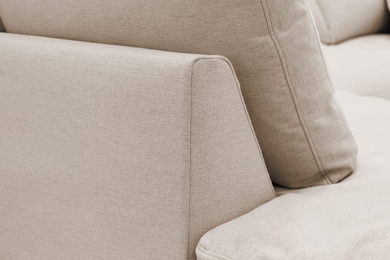 Valencia Extra Djup 4-sits Soffa med Schäslong Vänster - Ljusbrun - Möbler - Soffa - Divansoffor & schäslongsoffa - 4 sits soffa med divan
