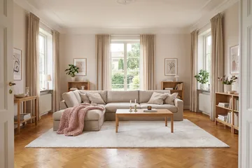 Valencia Extra Djup 4-sits Soffa med Schäslong Vänster - Ljusbrun - Möbler - Soffa - Divansoffor & schäslongsoffa