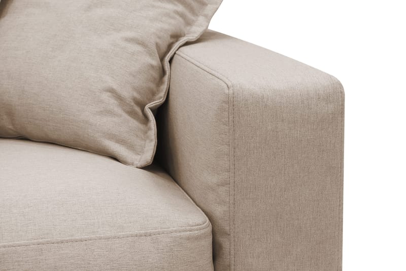 Valencia Extra Djup 4-sits Soffa med Schäslong Vänster - Ljusbrun - Möbler - Soffa - Divansoffor & schäslongsoffa - 4 sits soffa med divan