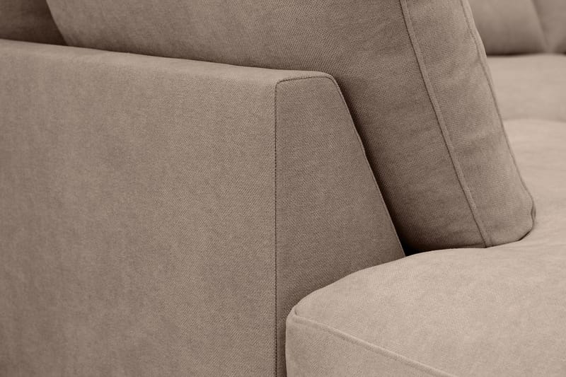 Valencia Extra Djup 4-sits Soffa med Schäslong Vänster - Mörkbrun - Möbler - Soffa - Divansoffor & schäslongsoffa