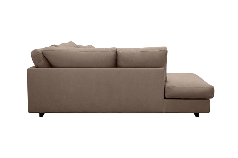 Valencia Extra Djup 4-sits Soffa med Schäslong Vänster - Mörkbrun - Möbler - Soffa - Divansoffor & schäslongsoffa