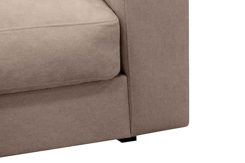 Valencia Extra Djup 4-sits Soffa med Schäslong Vänster - Mörkbrun - Möbler - Soffa - Divansoffor & schäslongsoffa