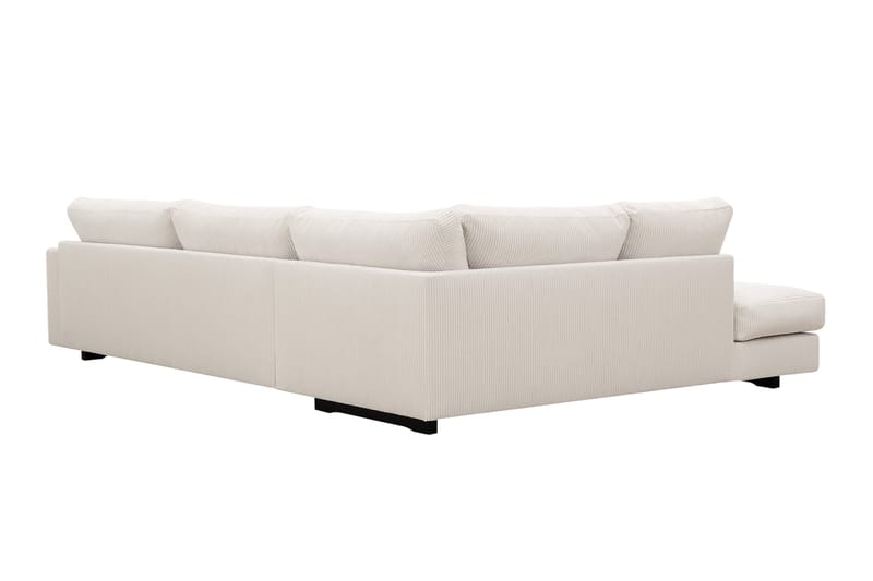 Valencia Extra Djup 4-sits Soffa med Schäslong Vänster - Offwhite - Möbler - Soffa - Divansoffor & schäslongsoffa