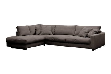 Valencia Extra Djup 4-sits Soffa med Schäslong Vänster - Taupe - Möbler - Soffa - Divansoffor & schäslongsoffa