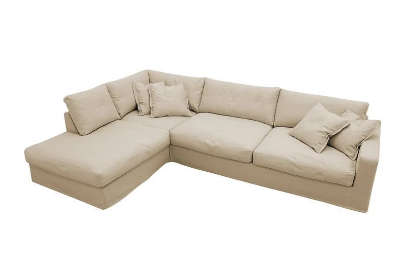 Valencia Extra Djup 4-sits Soffa med Schäslong Vänster - Möbler - Soffa - Divansoffor & schäslongsoffa - 4 sits soffa med divan