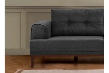Valsot 4-sits Soffa med Divan - Antracit - Möbler - Soffa - Divansoffor & schäslongsoffa