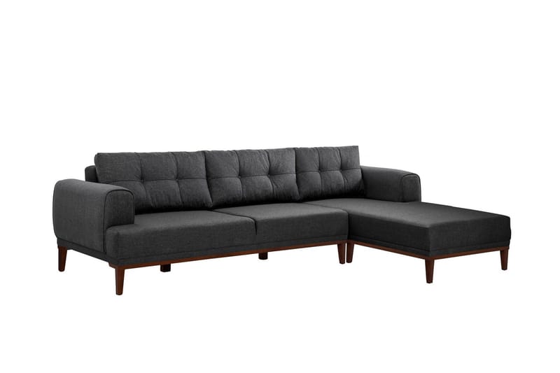 Valsot 4-sits Soffa med Divan, Antracit