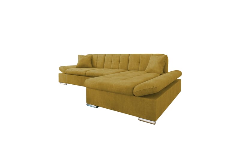 Vananda Soffa med Divan 3-sits - Gul - Möbler - Soffa - Divansoffor & schäslongsoffa