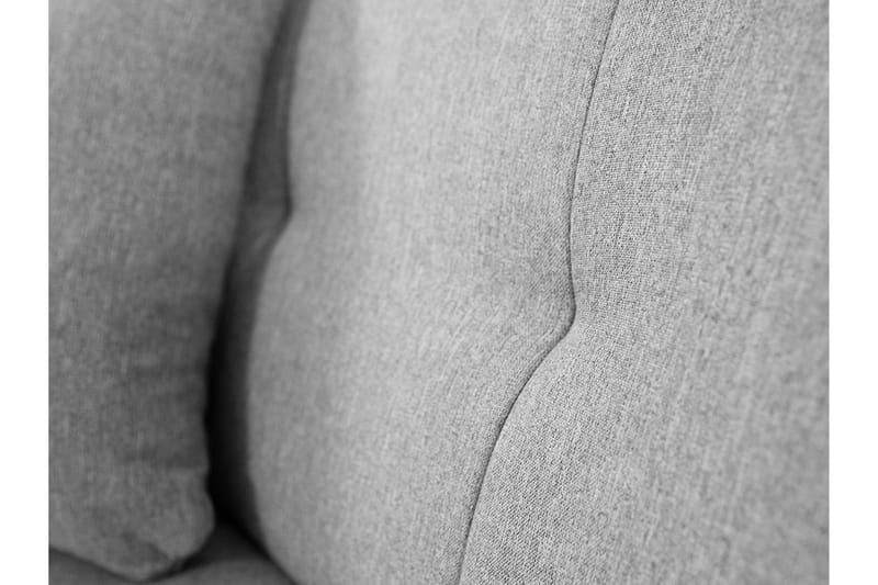 Vananda Soffa med Divan 3-sits i Sammet - Mörkgrå/Ljusgrå - Möbler - Soffa - Divansoffor & schäslongsoffa