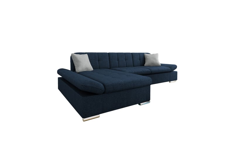 Vananda Soffa med Divan 3-sits - Marinblå - Möbler - Soffa - Divansoffor & schäslongsoffa