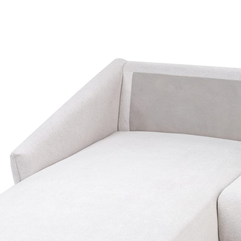 Varde 3-sits Vänstervänd L-formad Hörnsoffa med Divan och Schäslong i Tyg - Ljusbeige - Möbler - Soffa - Divansoffor & schäslongsoffa