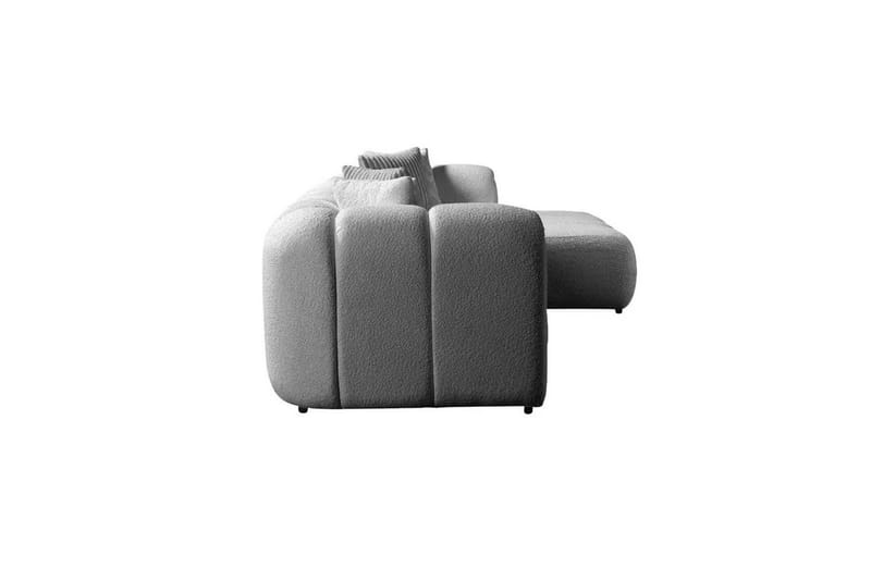 Varrel Soffa med Divan 3-sits - Grå - Möbler - Soffa - Divansoffor & schäslongsoffa