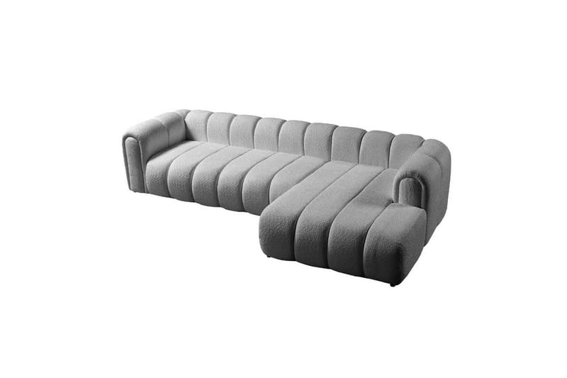Varrel Soffa med Divan 3-sits - Grå - Möbler - Soffa - Divansoffor & schäslongsoffa