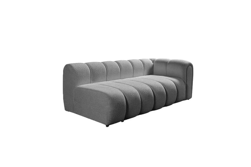 Varrel Soffa med Divan 3-sits - Grå - Möbler - Soffa - Divansoffor & schäslongsoffa