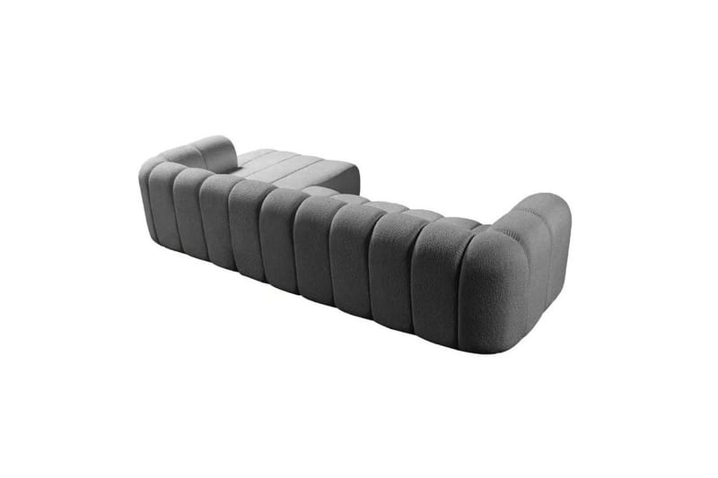 Varrel Soffa med Divan 3-sits - Grå - Möbler - Soffa - Divansoffor & schäslongsoffa